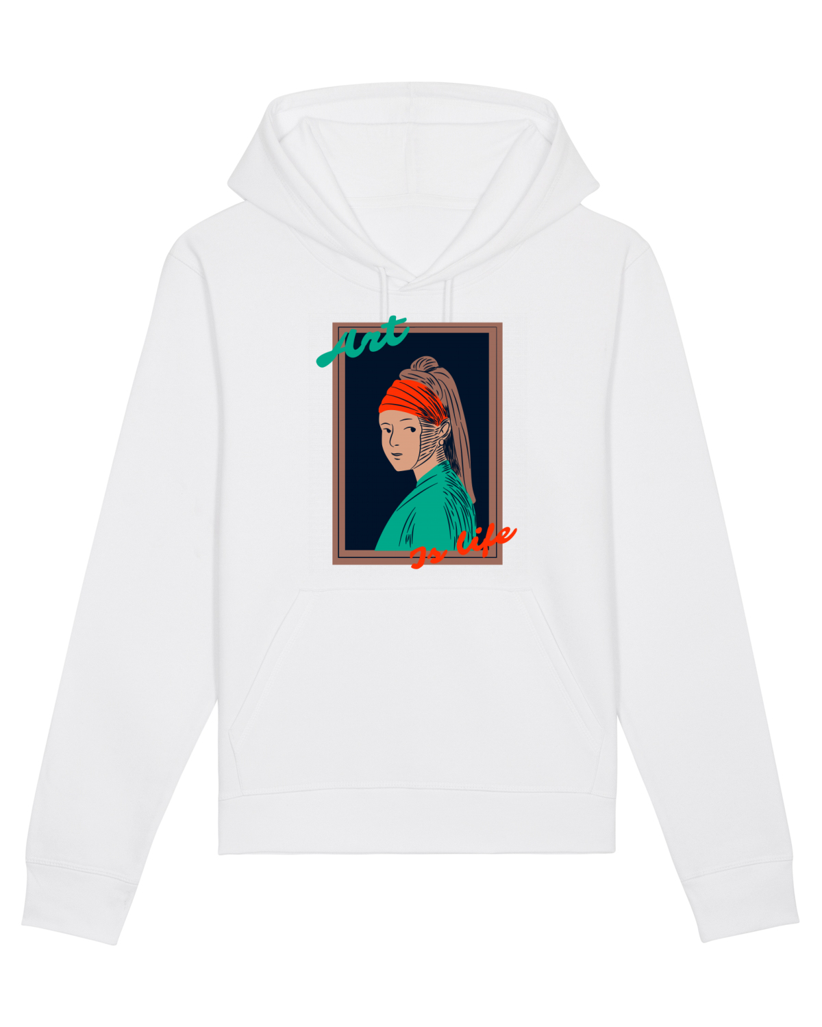 Hanorac Unisex Drummer White