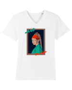 Art Is Life Tricou mânecă scurtă guler V Bărbat Presenter