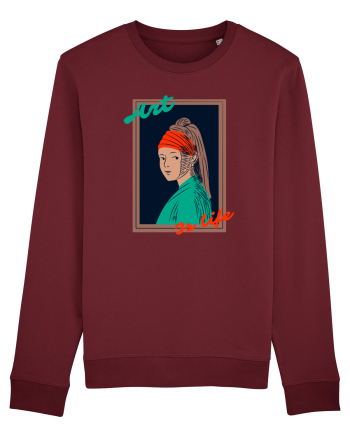 Art Is Life Burgundy