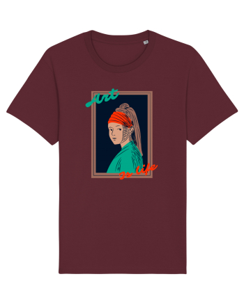 Art Is Life Burgundy