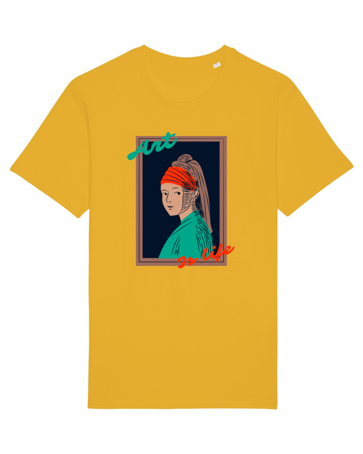 Tricou mânecă scurtă Unisex Rocker Spectra Yellow