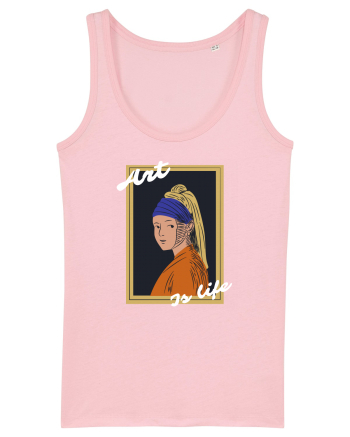 Art Is Life Cotton Pink