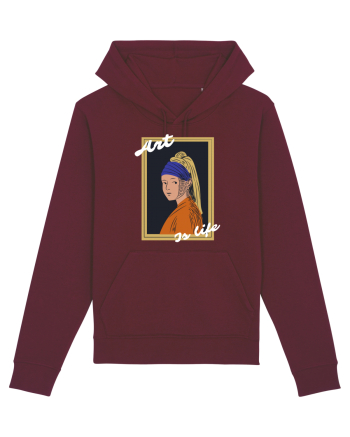 Art Is Life Burgundy
