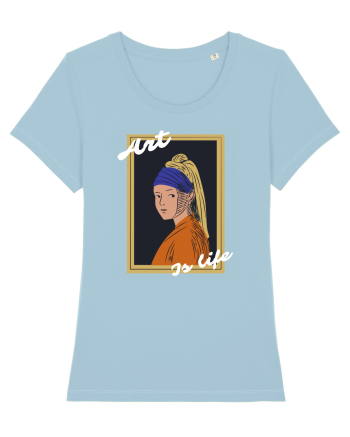 Art Is Life Sky Blue