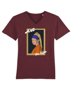 Art Is Life Tricou mânecă scurtă guler V Bărbat Presenter