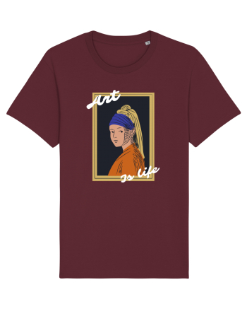 Art Is Life Burgundy