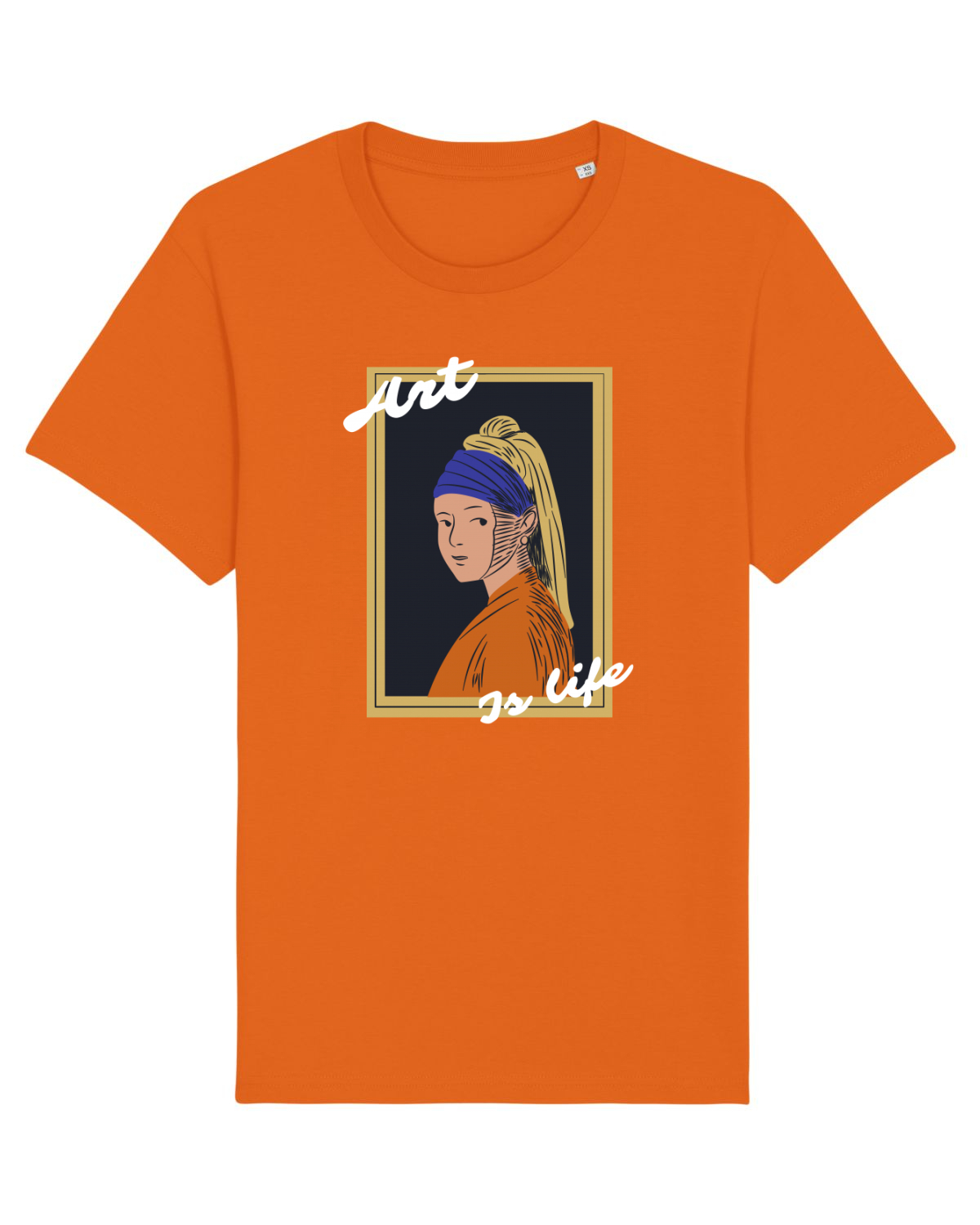 Tricou mânecă scurtă Unisex Rocker Bright Orange