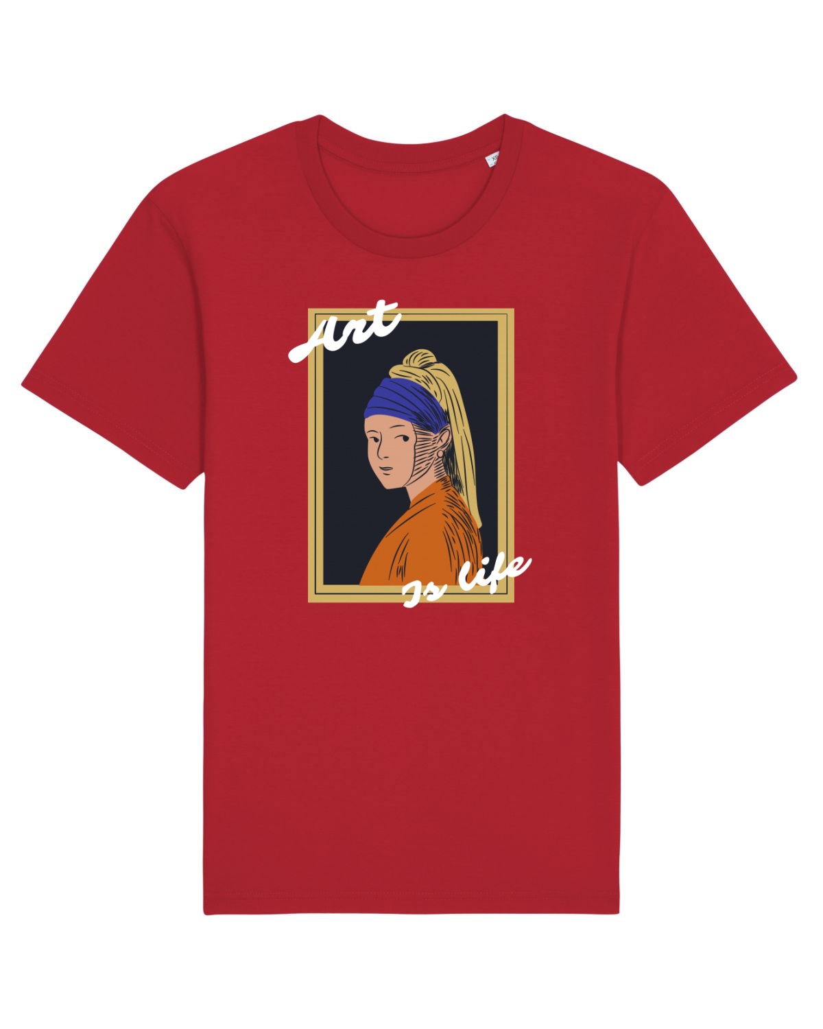 Tricou mânecă scurtă Unisex Rocker Red