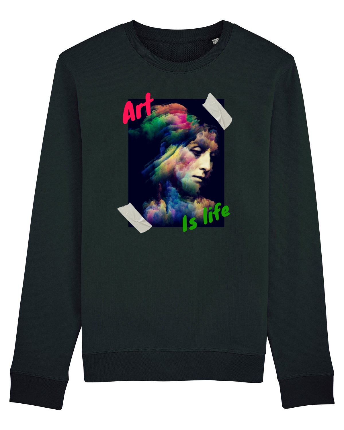 Bluză mânecă lungă Unisex Rise Black