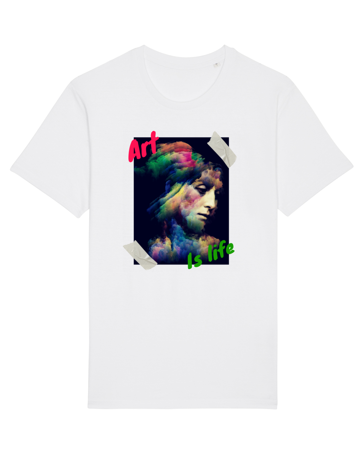Tricou mânecă scurtă Unisex Rocker White