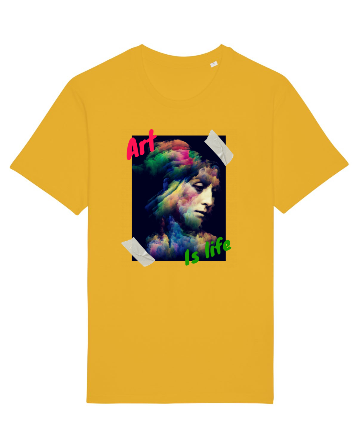 Tricou mânecă scurtă Unisex Rocker Spectra Yellow