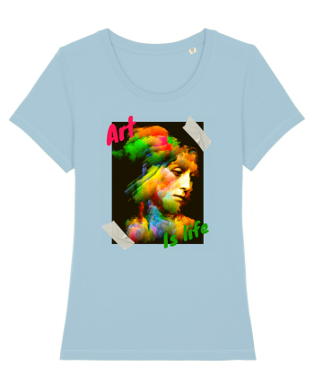 Art Is Life Sky Blue