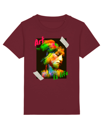 Art Is Life Burgundy