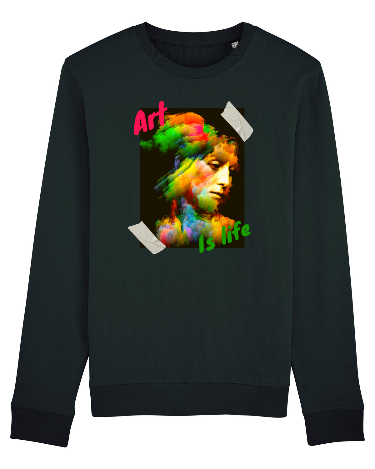 Bluză mânecă lungă Unisex Rise Black