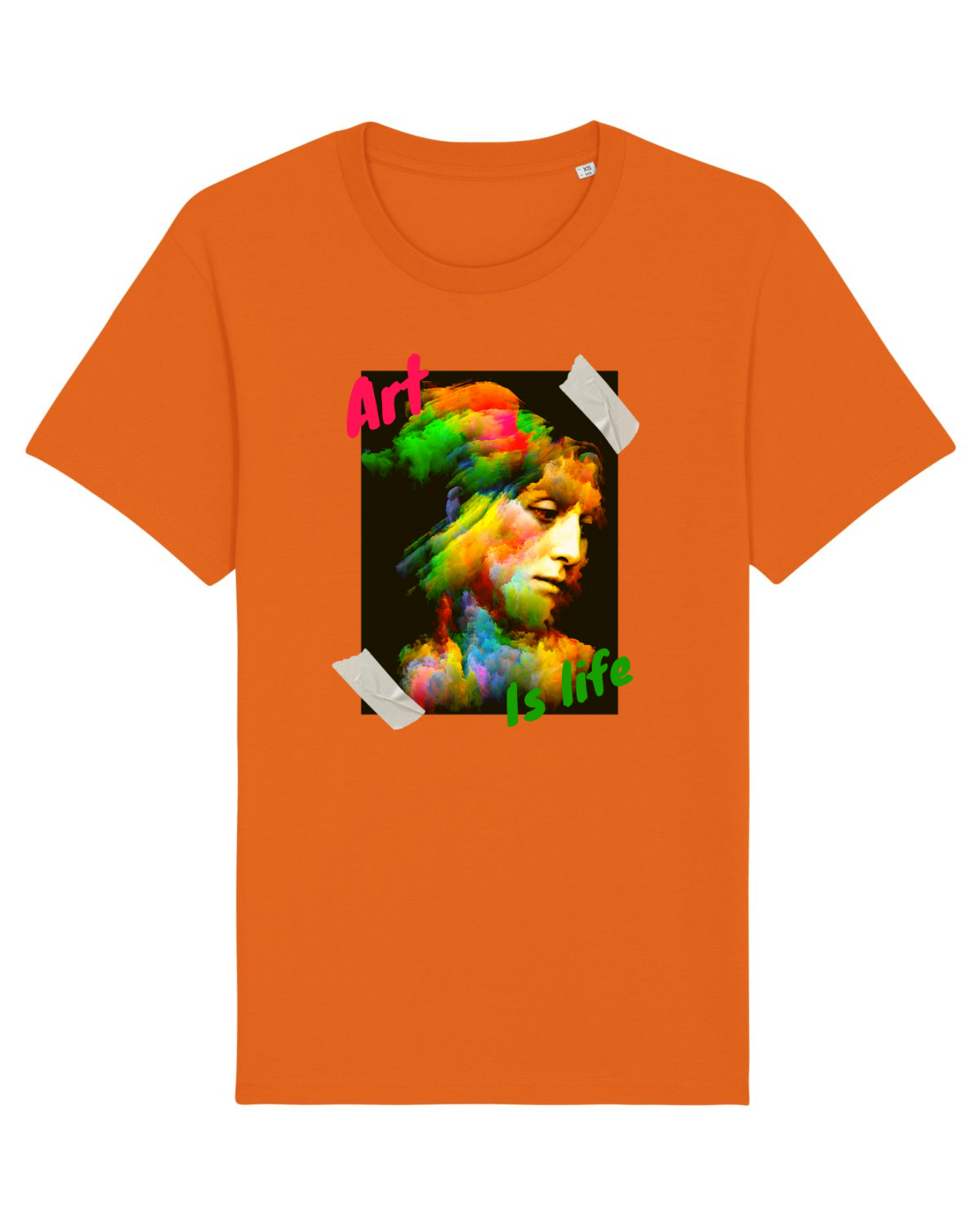 Tricou mânecă scurtă Unisex Rocker Bright Orange