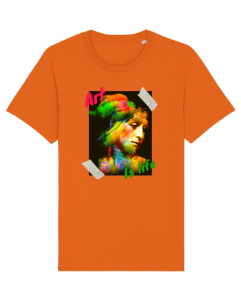 Art Is Life Bright Orange