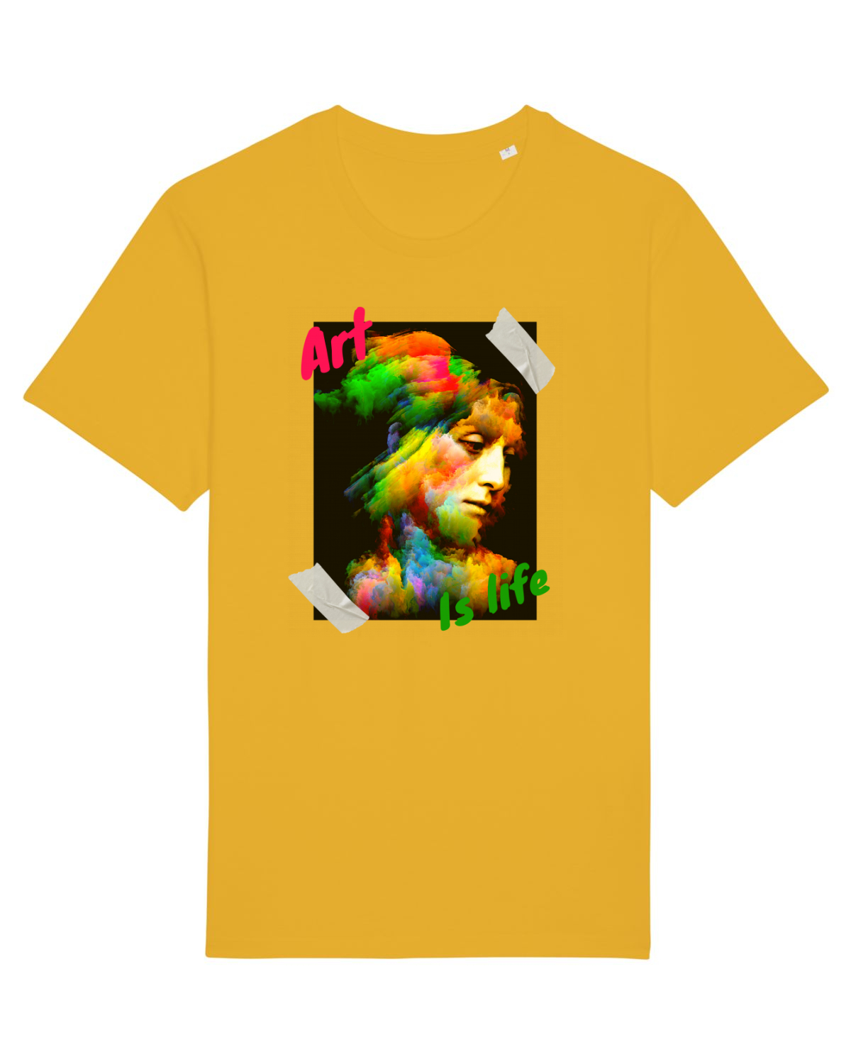 Tricou mânecă scurtă Unisex Rocker Spectra Yellow
