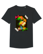 Art Is Life Tricou mânecă scurtă guler larg Bărbat Skater
