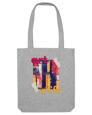 Art Is Life Heather Grey