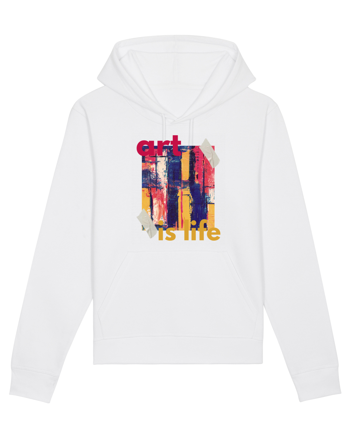 Hanorac Unisex Drummer White
