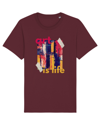 Art Is Life Burgundy