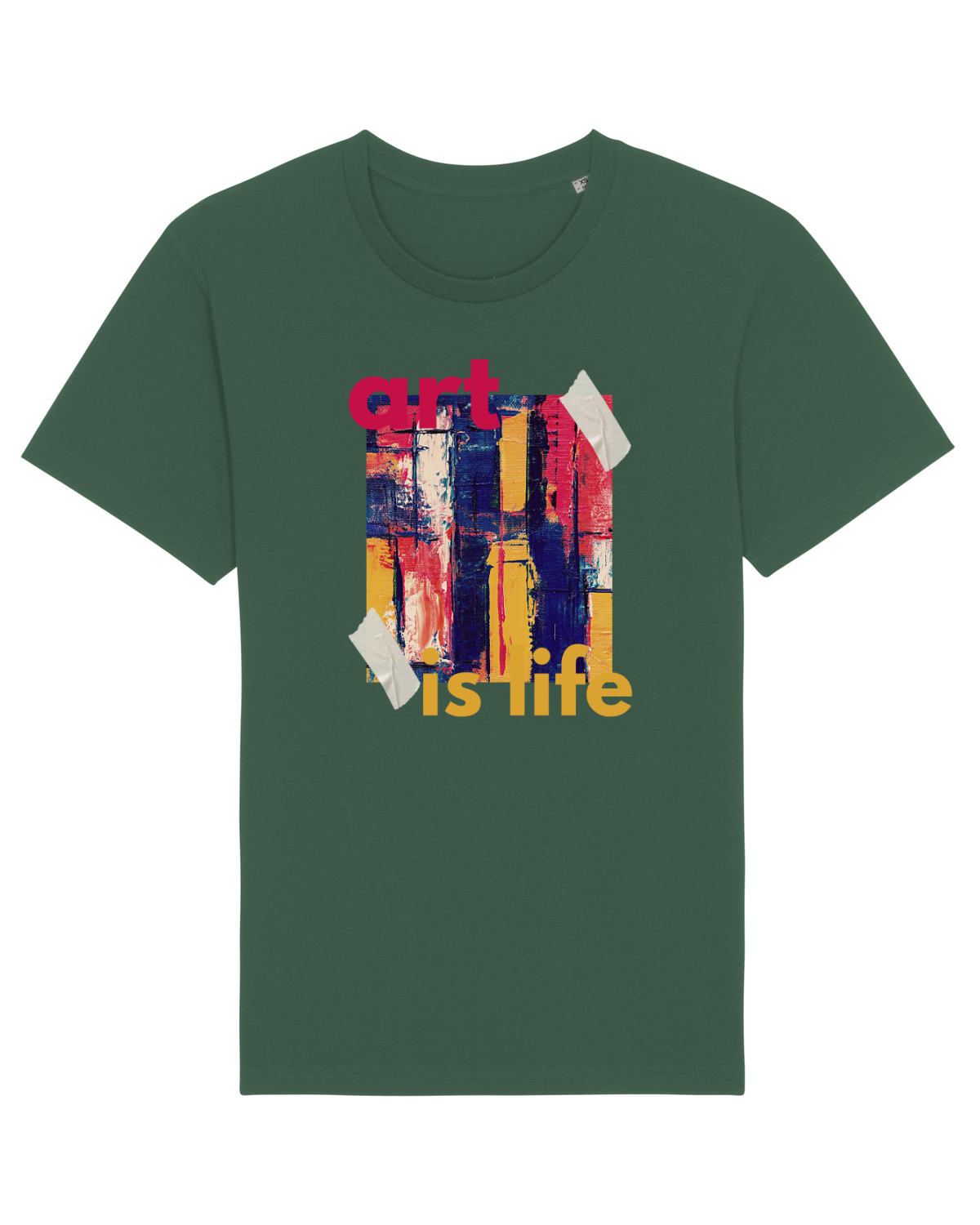 Tricou mânecă scurtă Unisex Rocker Bottle Green
