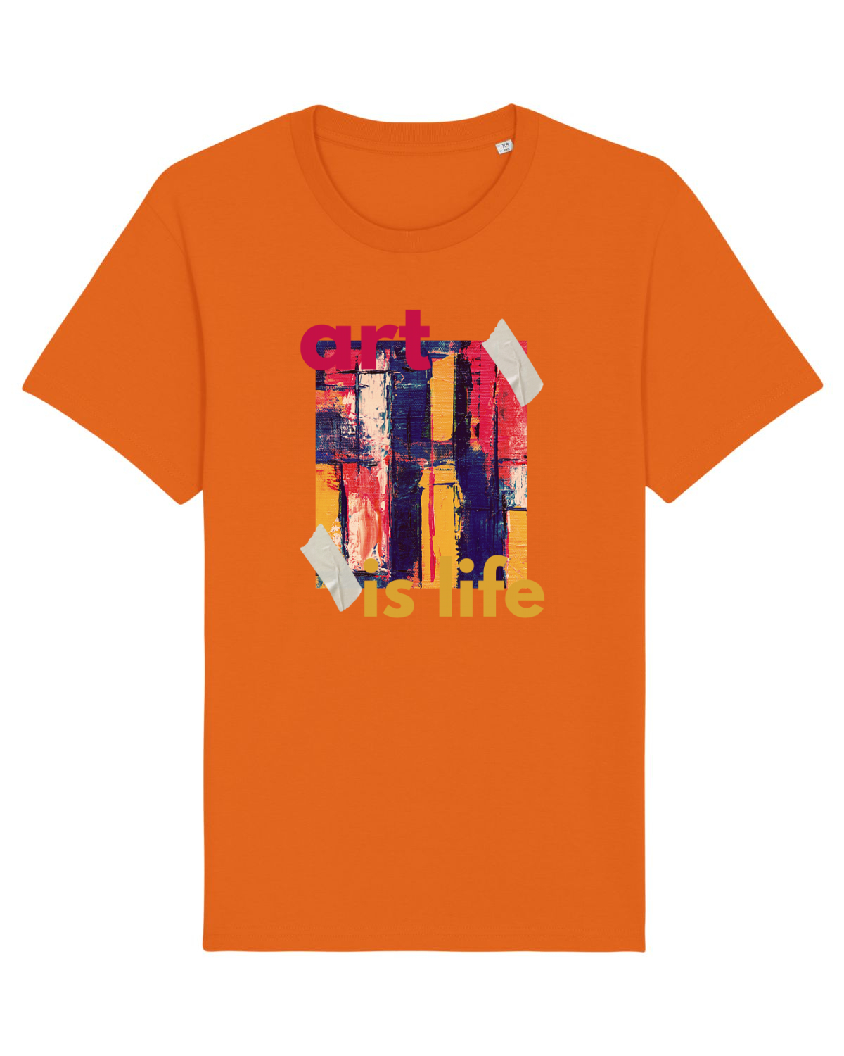 Tricou mânecă scurtă Unisex Rocker Bright Orange