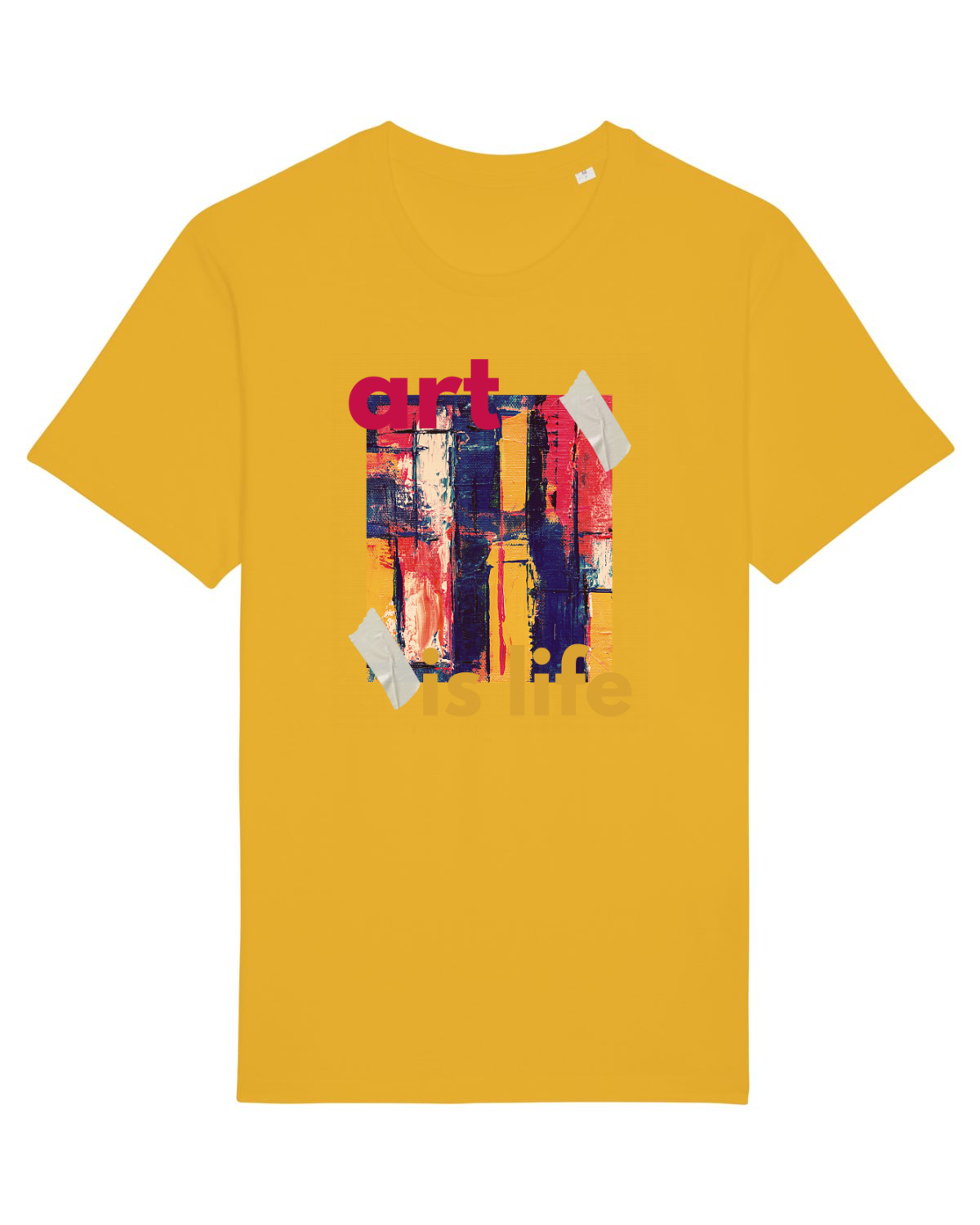Tricou mânecă scurtă Unisex Rocker Spectra Yellow