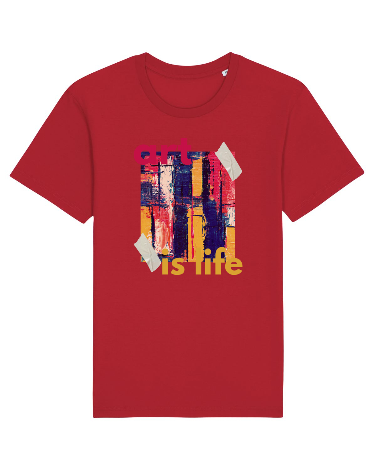Tricou mânecă scurtă Unisex Rocker Red