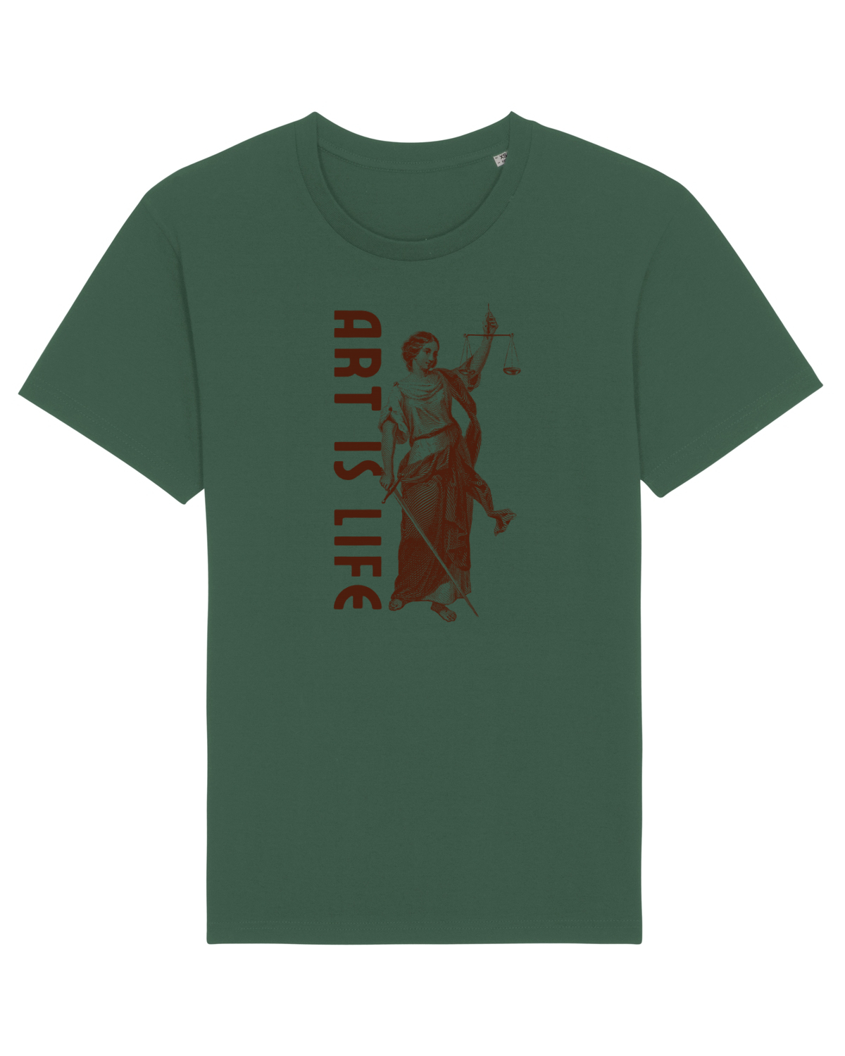 Tricou mânecă scurtă Unisex Rocker Bottle Green