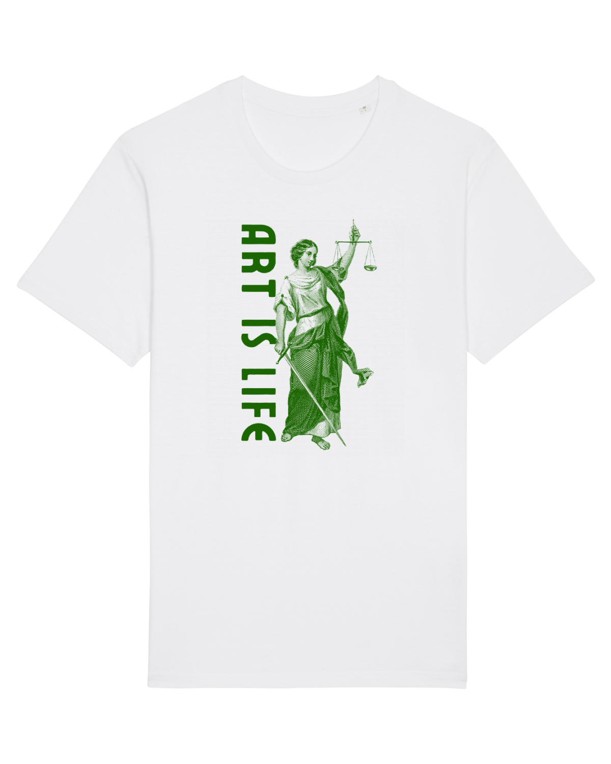 Tricou mânecă scurtă Unisex Rocker White
