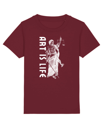 Art Is Life Burgundy