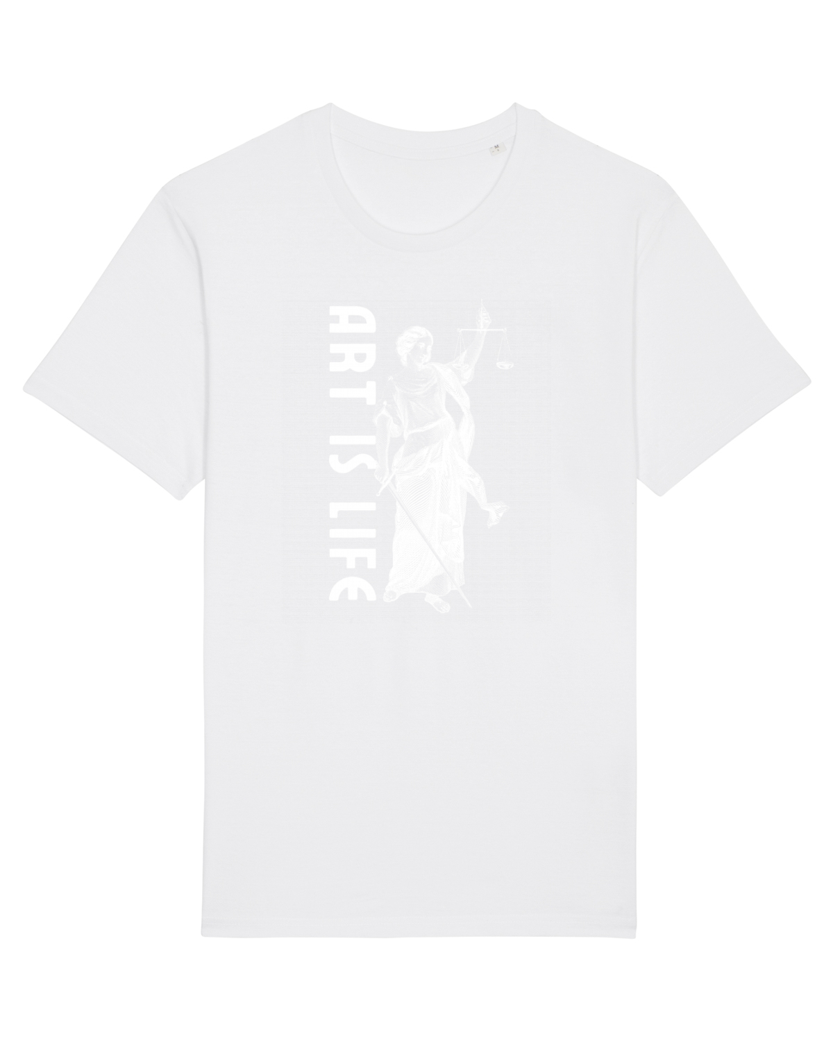 Tricou mânecă scurtă Unisex Rocker White