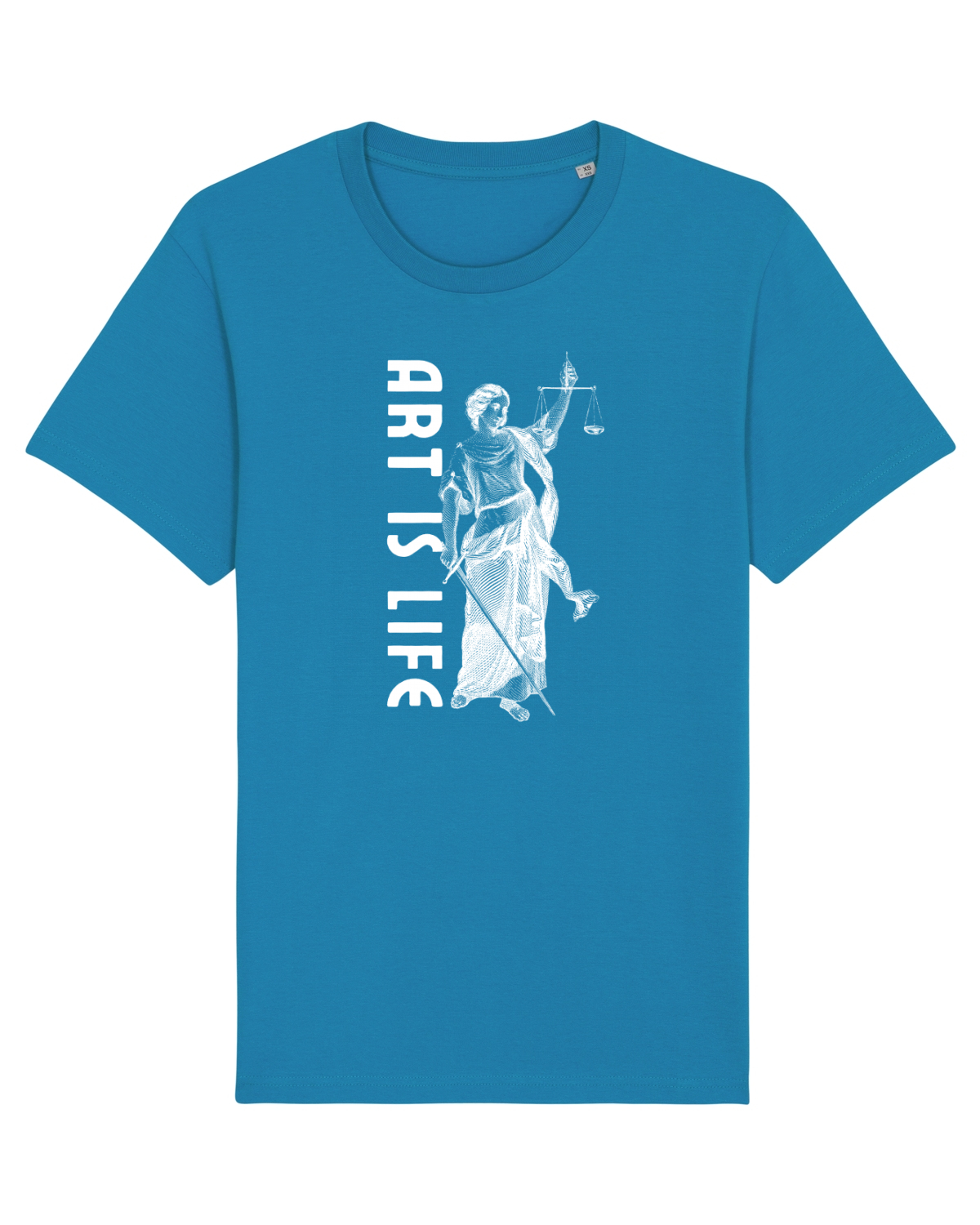 Tricou mânecă scurtă Unisex Rocker Azur