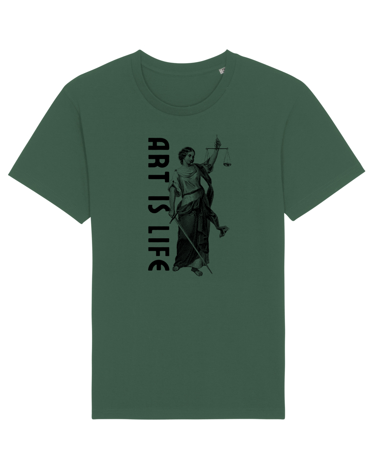 Tricou mânecă scurtă Unisex Rocker Bottle Green