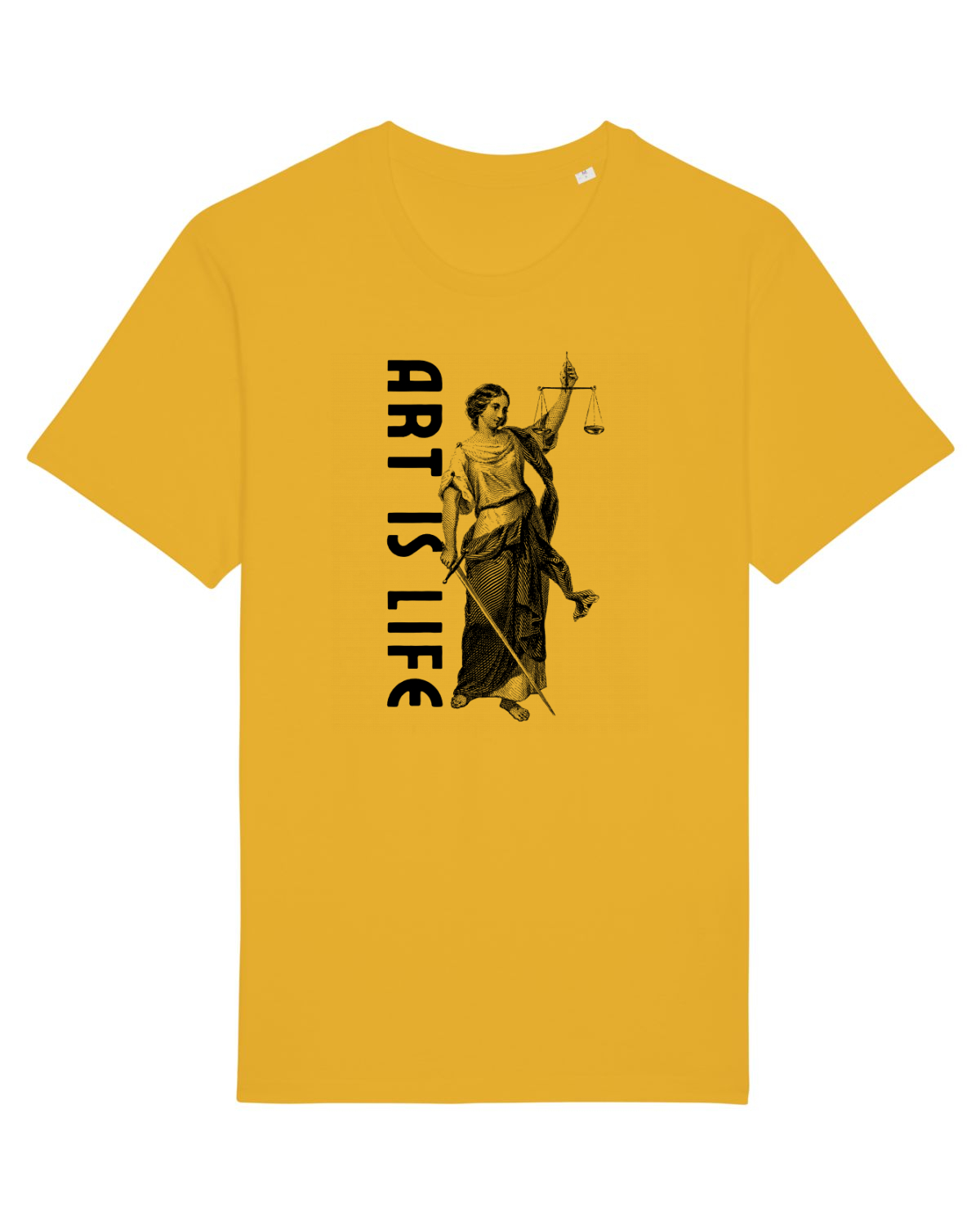 Tricou mânecă scurtă Unisex Rocker Spectra Yellow