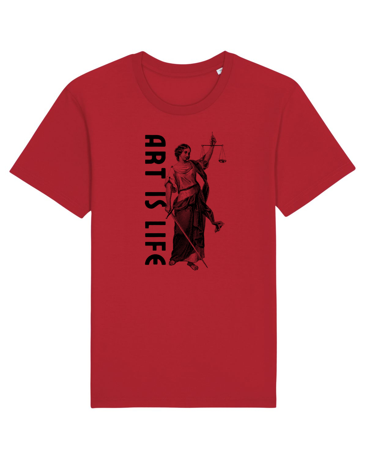 Tricou mânecă scurtă Unisex Rocker Red