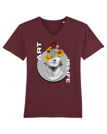 Art Is Life Burgundy