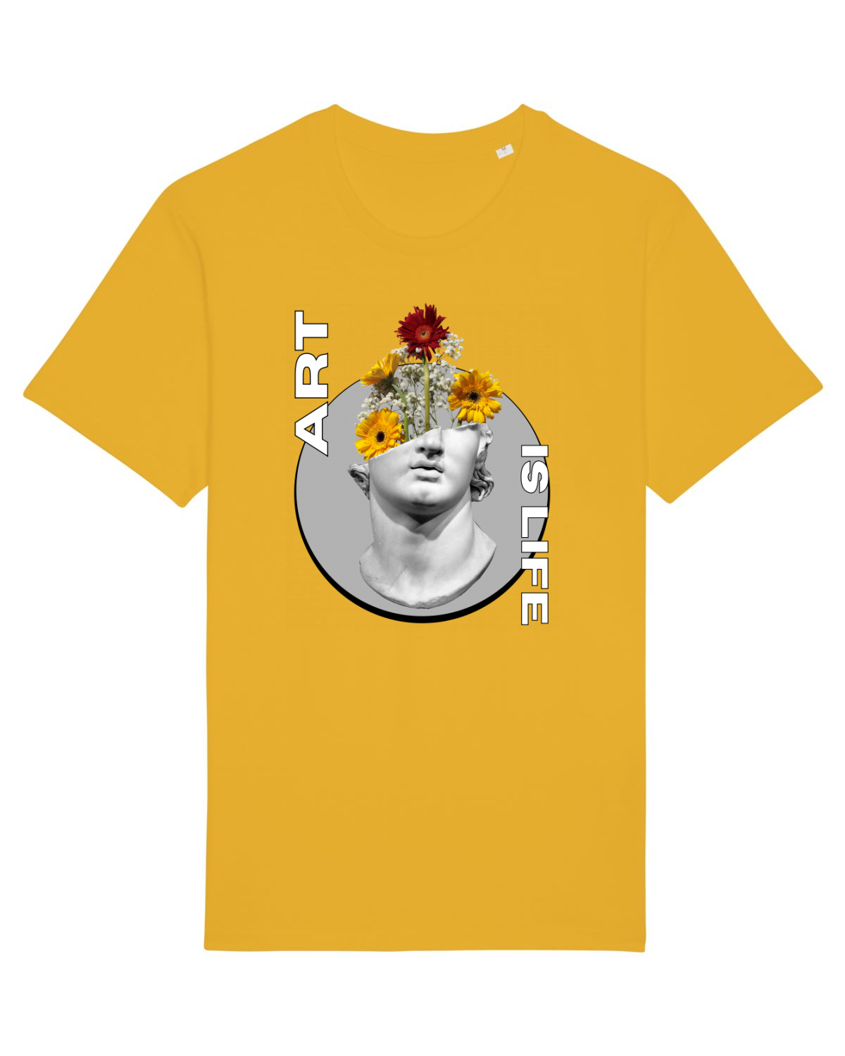 Tricou mânecă scurtă Unisex Rocker Spectra Yellow