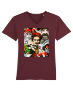 Art Is Life Tricou mânecă scurtă guler V Bărbat Presenter