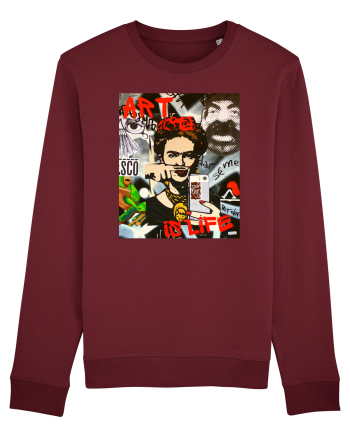 Art Is Life Burgundy