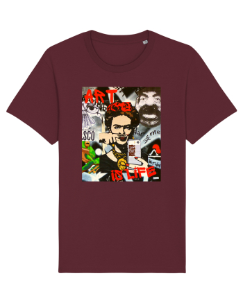 Art Is Life Burgundy