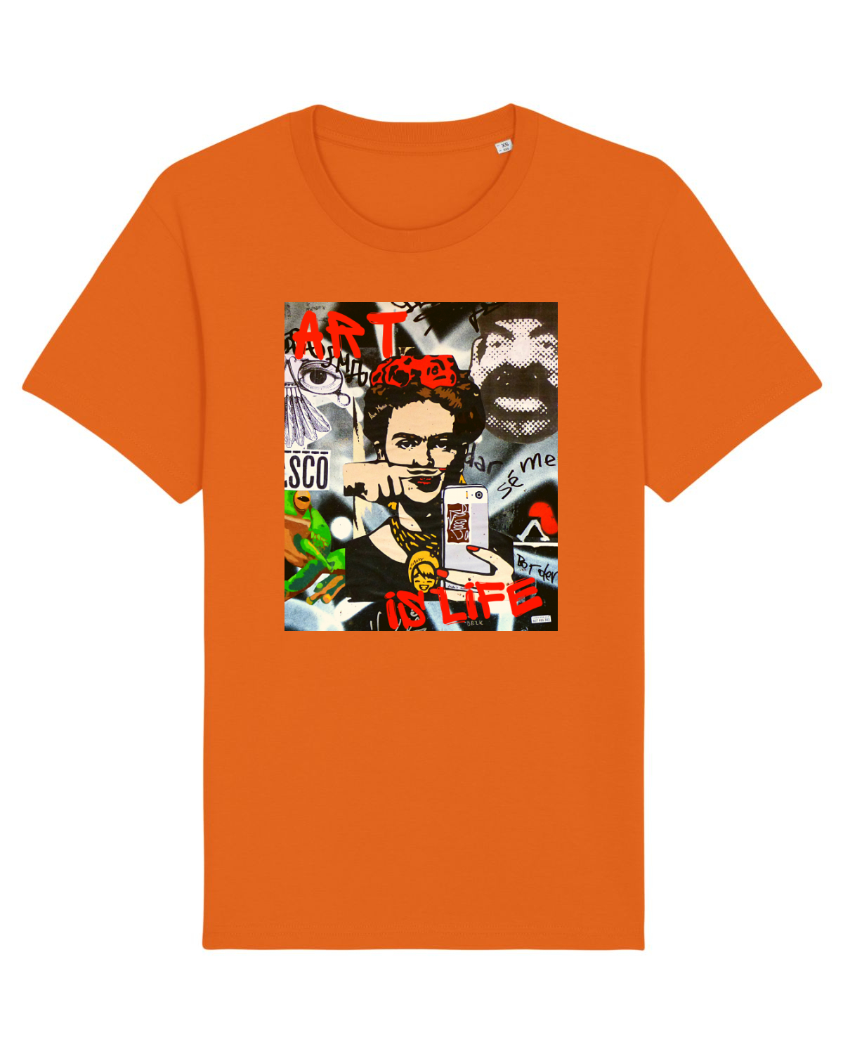 Tricou mânecă scurtă Unisex Rocker Bright Orange