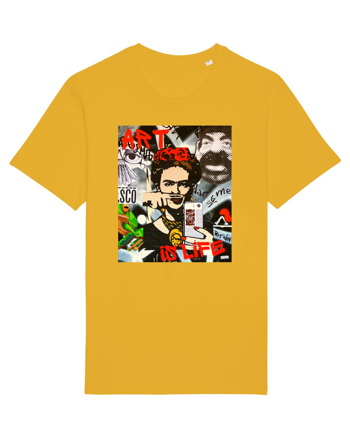 Tricou mânecă scurtă Unisex Rocker Spectra Yellow