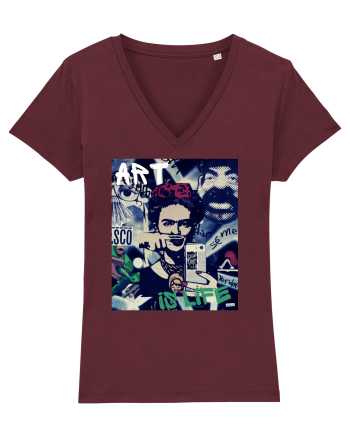 Art Is Life Burgundy