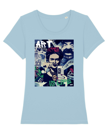 Art Is Life Sky Blue
