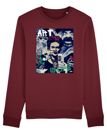 Art Is Life Burgundy