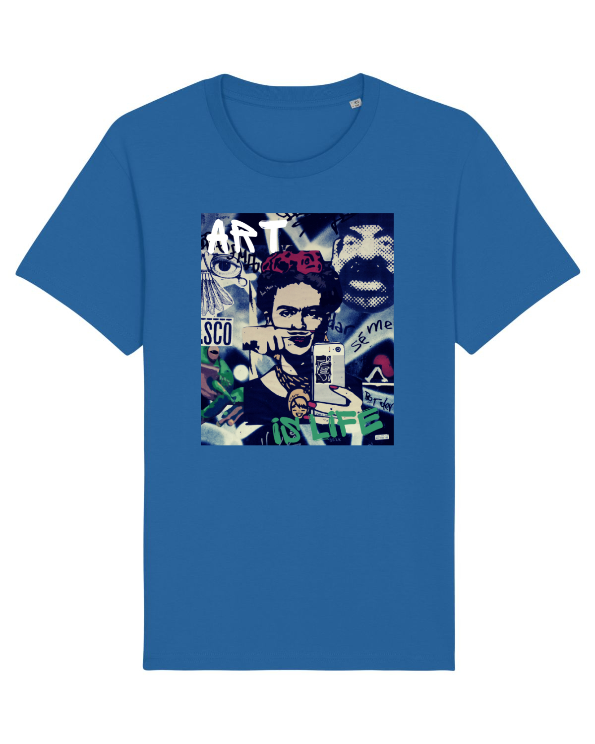 Tricou mânecă scurtă Unisex Rocker Royal Blue