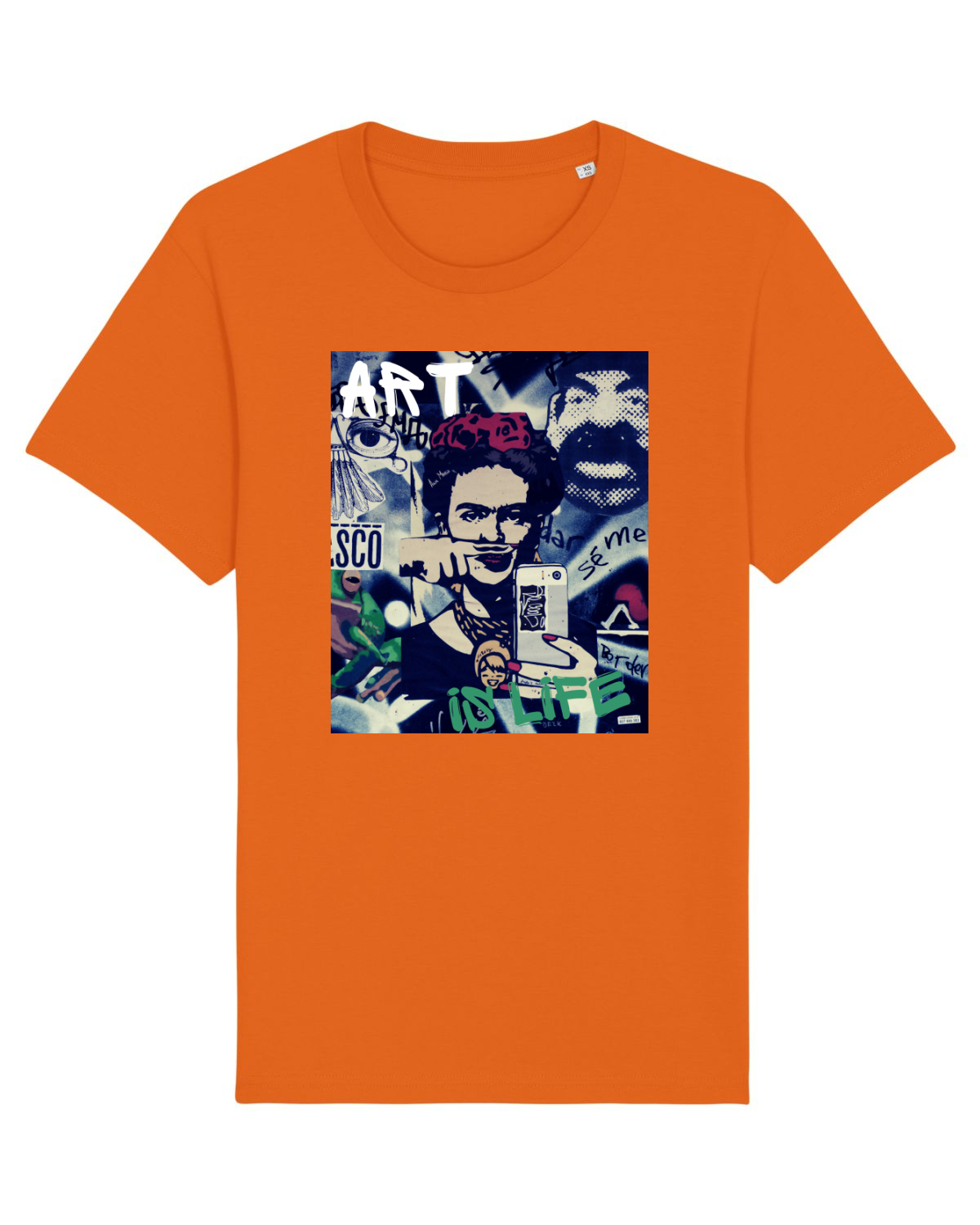 Tricou mânecă scurtă Unisex Rocker Bright Orange
