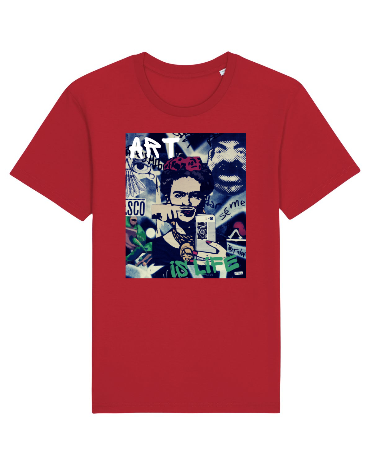Tricou mânecă scurtă Unisex Rocker Red
